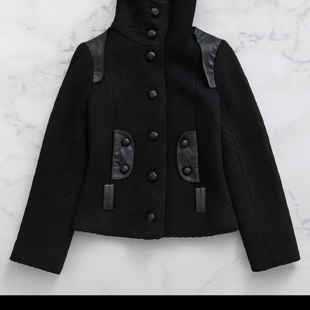Mackage Azia Wool & Leather Jacket - Picture 5 of 7